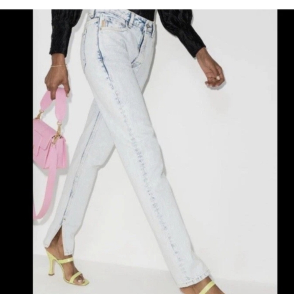 Ganni NWT Slim Fit Straight Leg Jeans Sz 31